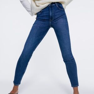 Zara High rise skinny jeans